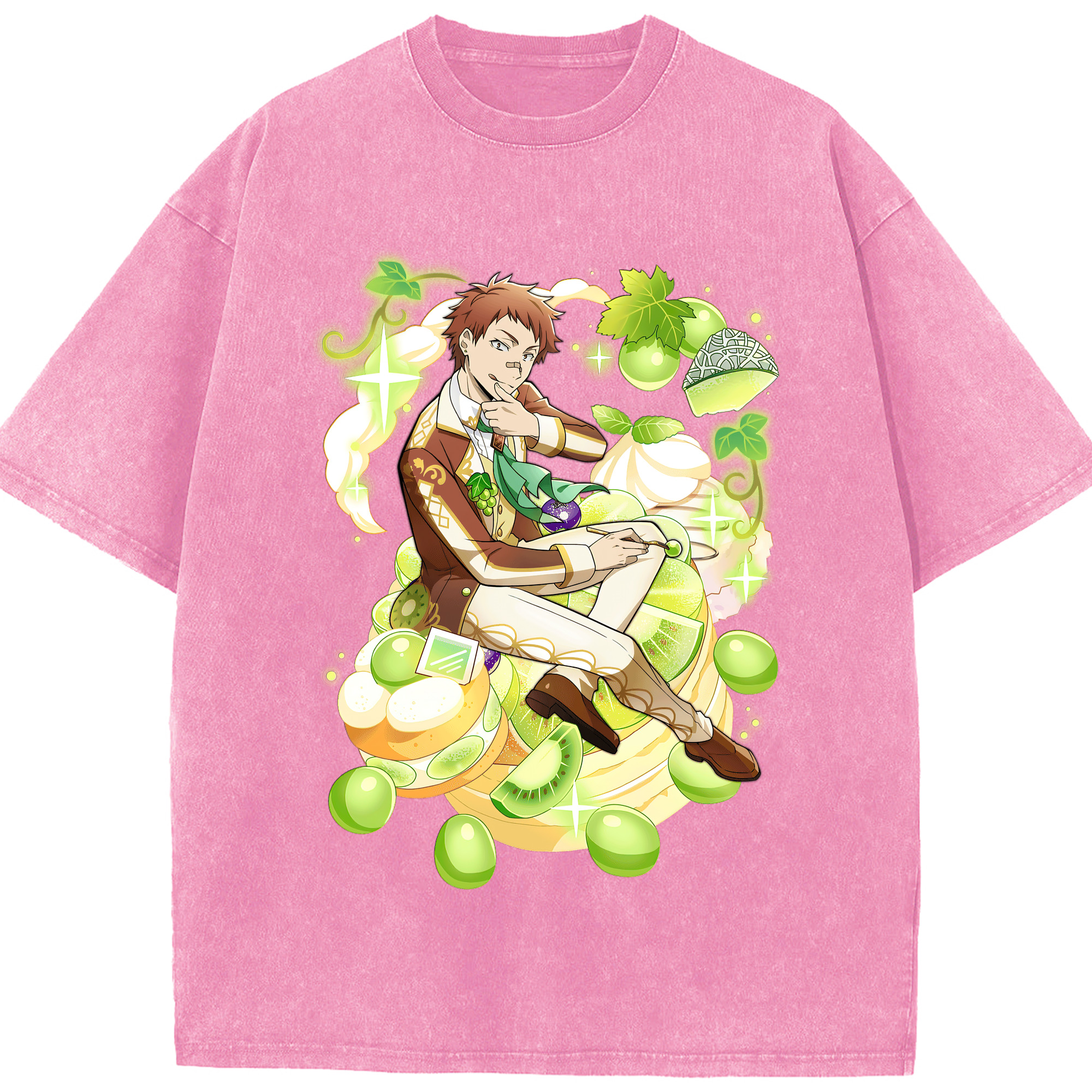 （画像用） 文豪ストレイドッグス Bungo Stray Dogs 綿100% ヴィンテージ風 半袖Tシャツ（フロントプリント）